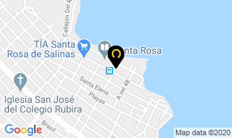 Mapa de Hotel Santa Rosa en Salinas