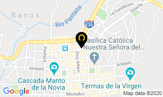 Mapa de Hotel Sarahi en Cantón Baños