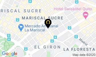Mapa de Hotel Sierra Madre en Quito