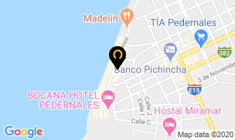 Mapa de Hotel Stephany en Pedernales