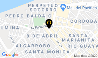 Mapa de Hotel Velero en Manta