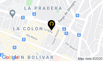 Mapa de Hotel Vieja Cuba en Quito