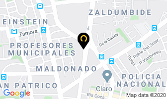 Mapa de Hq Recepciones en Quito