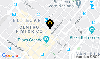 Mapa de Humacatama Sombreros en Quito