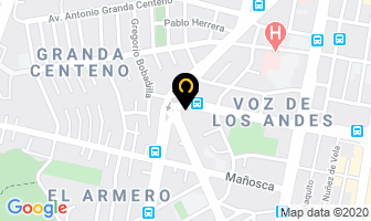 Mapa de Hups Fiestas Infantiles en Quito