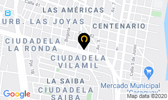 Mapa de Iglesia Alianza Centenario en Guayaquil