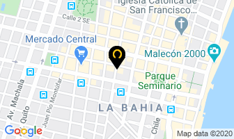 Mapa de Importaciones Americanas en Guayaquil