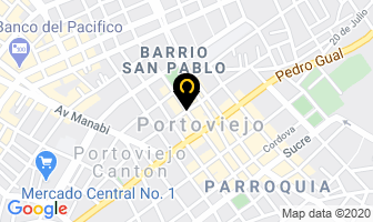 Mapa de Importadora Medico Dental Carlos Andrade en Portoviejo