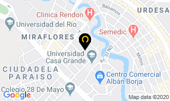 Mapa de Induelec en Guayaquil