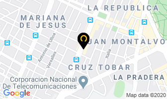 Mapa de Induferro B & B en Quito
