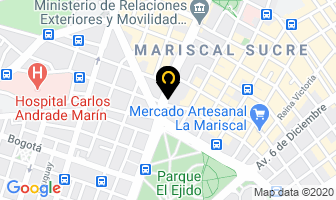 Mapa de Inespa en Quito