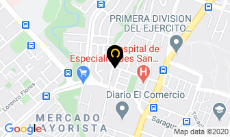 Mapa de Ingenieria Solar en Quito