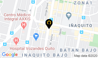 Mapa de Isch Lopez Luis IvÁn MÉd.ginec en Quito