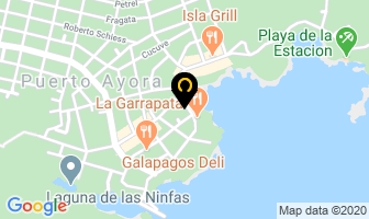 Mapa de Isla Grill en Puerto Ayora