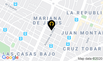 Mapa de Itelec Servicio Tecnico en Quito