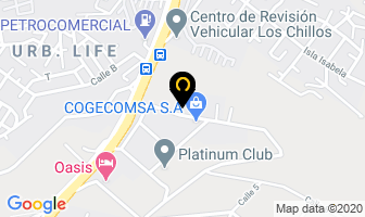 Mapa de J.e.p. Importaciones en Quito