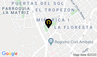 Mapa de Jireh Eventos en Ambato