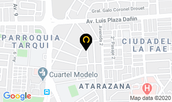Mapa de Jorge Andrade Fisioterapista en Guayaquil