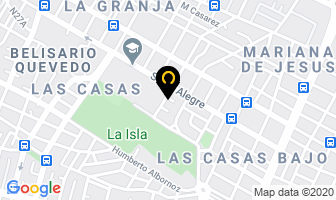 Mapa de Justo A Tiempo en Quito