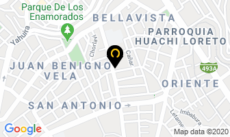 Mapa de Katty Eventos en Ambato