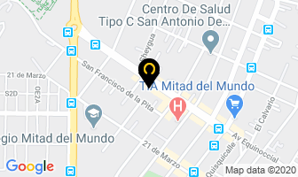 Mapa de Kick Boxing Mitad Del Mundo en Quito