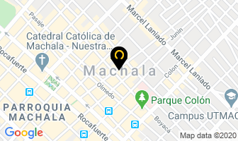 Mapa de La Alfombra Roja en Machala