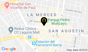 Mapa de La Bermejita Heladeria en Ibarra