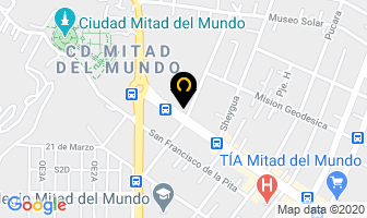 Mapa de La Cantera Futbol en Quito