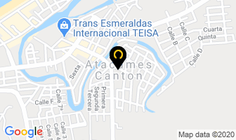 Mapa de La Casa D´ Esperanza en Esmeraldas