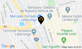 Mapa de La Casa De Las Mangueras en Latacunga