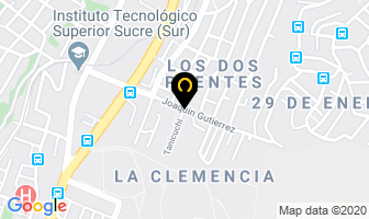 Mapa de “La Casa Del Caucho” en Quito