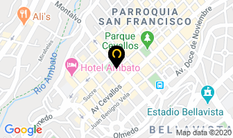 Mapa de La Casa Del Computador en Ambato