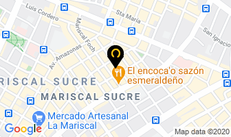 Mapa de La Galeria en Quito