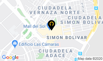 Mapa de La Mina en Guayaquil