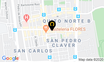 Mapa de La Ponderosa en Quito