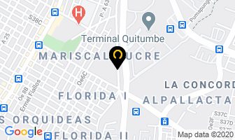 Mapa de La Quimica Automtriz en Quito