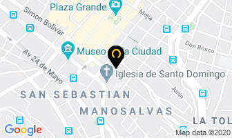 Mapa de La Vela Magica en Quito
