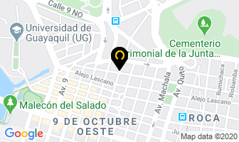 Mapa de Laboratorio Biomolecular en Guayaquil