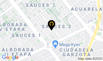 Mapa de Laboratorio Clinico " Megalabe " en Guayaquil