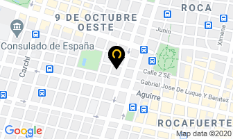 Mapa de Laboratorios Aguilar en Guayaquil
