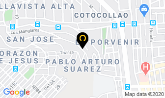 Mapa de Lanas Y Tejidos Del Ecuador en Quito