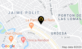 Mapa de Lavadora Urdesa en Guayaquil