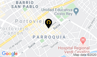 Mapa de Lavanderia La Central en Portoviejo