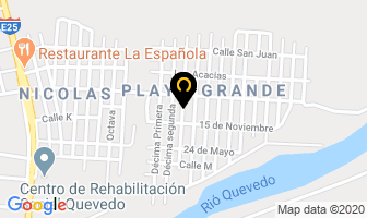 Mapa de Lavanderia Presto en Quevedo