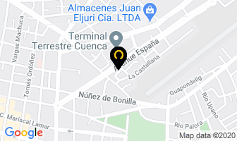 Mapa de Lcda. Silvia Cabrera Vásquez Fisioterapeuta en Cuenca