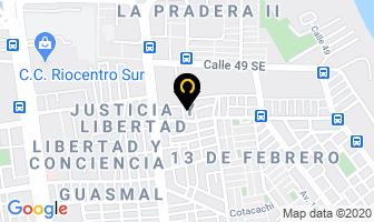 Mapa de Los Tulipanes en Guayaquil