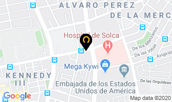 Mapa de Lubricadora Los Cedros en Quito