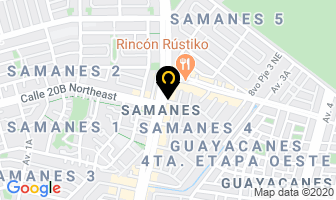 Mapa de Lubricadora Samanes en Guayaquil