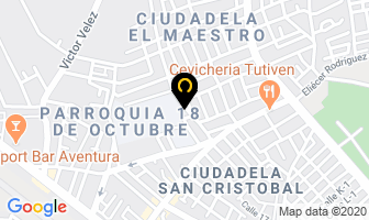 Mapa de Lubriservicios “Silva” en Portoviejo