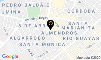 Mapa de Madecars en Manta